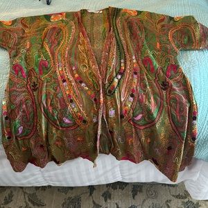 ✨SOFT SURROUNDINGS✨Gorgeous Spring Kimono! New w/o tags, size L/XL
